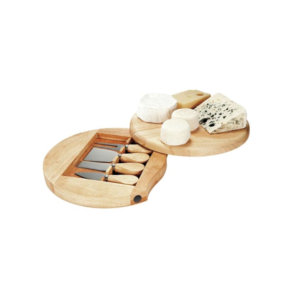 Plateau à fromage LIVOO pivotant bois (MEN28) Plateau à fromage LIVOO pivotant bois (MEN28)